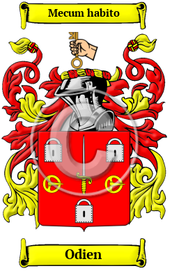 Odien Family Crest Download (JPG) Heritage Series - 600 DPI