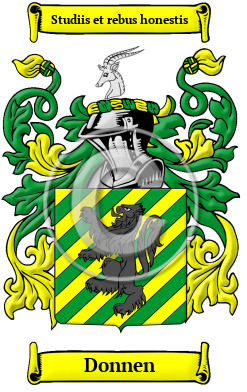 Donnen Family Crest Download (JPG) Heritage Series - 600 DPI