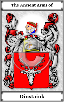 Dinstaink Family Crest Download (JPG)  Book Plated - 150 DPI