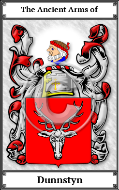 Dunnstyn Family Crest Download (JPG)  Book Plated - 150 DPI