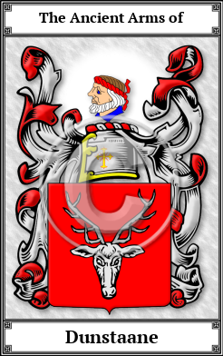 Dunstaane Family Crest Download (JPG)  Book Plated - 150 DPI