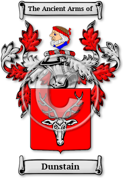 Dunstain Family Crest Download (jpg) Legacy Series - 150 DPI