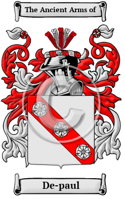 De-paul Family Crest Download (JPG) Heritage Series - 300 DPI