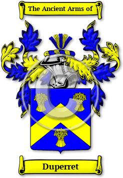Duperret Family Crest Download (jpg) Legacy Series - 150 DPI