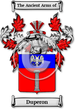 Duperon Family Crest Download (jpg) Legacy Series - 150 DPI