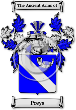 Preys Family Crest Download (jpg) Legacy Series - 150 DPI