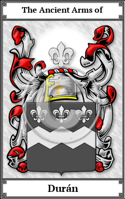 Durán Family Crest Download (JPG)  Book Plated - 150 DPI