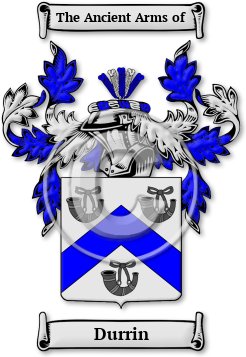 Durrin Family Crest Download (jpg) Legacy Series - 150 DPI