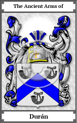Durán Family Crest Download (JPG)  Book Plated - 150 DPI