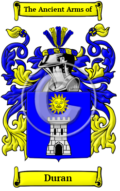 Duran Family Crest Download (JPG) Heritage Series - 600 DPI