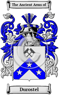 Durostel Family Crest/Coat of Arms