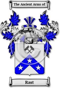 Rast Family Crest Download (jpg) Legacy Series - 150 DPI