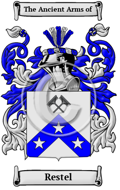 Restel Family Crest/Coat of Arms