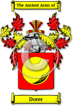 Dorer Family Crest Download (JPG) Legacy Series - 600 DPI