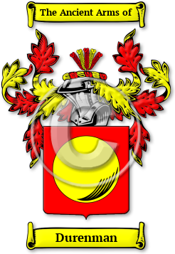 Durenman Family Crest Download (jpg) Legacy Series - 150 DPI