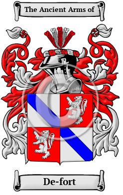De-fort Family Crest Download (JPG) Heritage Series - 600 DPI