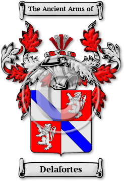 Delafortes Family Crest Download (JPG) Legacy Series - 300 DPI