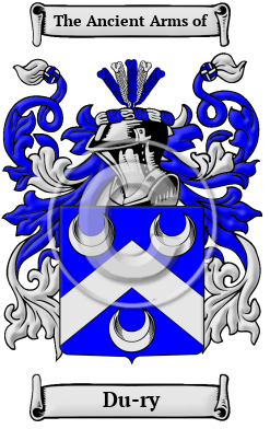 Du-ry Family Crest Download (JPG) Heritage Series - 300 DPI