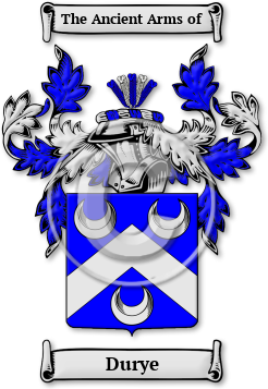 Durye Family Crest Download (jpg) Legacy Series - 150 DPI