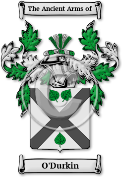 O'Durkin Family Crest Download (jpg) Legacy Series - 150 DPI