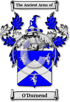 O'Durnend Family Crest Download (jpg) Legacy Series - 150 DPI