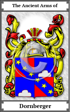 Dornberger Family Crest Download (JPG) Book Plated - 600 DPI
