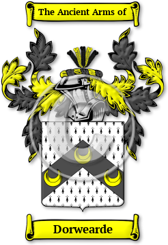 Dorwearde Family Crest Download (jpg) Legacy Series - 150 DPI