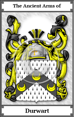 Durwart Family Crest Download (JPG)  Book Plated - 150 DPI