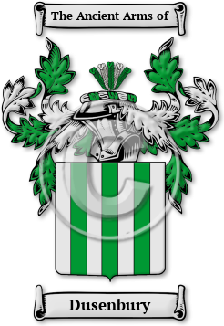 Dusenbury Family Crest Download (jpg) Legacy Series - 150 DPI