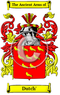 Dutch' Name Meaning, Family History, Family Crest & Coats of Arms