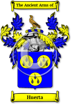 Huerta Family Crest Download (jpg) Legacy Series - 150 DPI