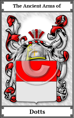 Dotts Family Crest Download (JPG) Book Plated - 600 DPI