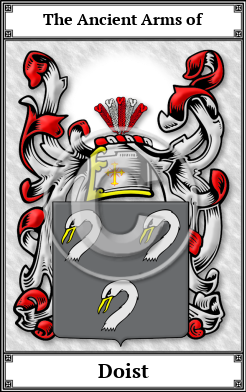 Doist Family Crest Download (JPG)  Book Plated - 150 DPI