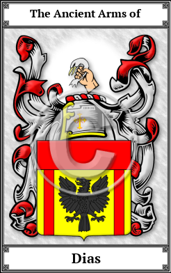 Dias Family Crest Download (JPG)  Book Plated - 150 DPI