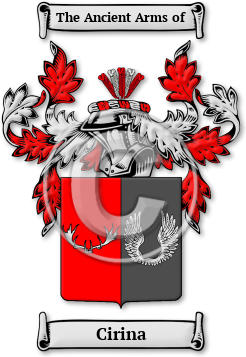 Cirina Family Crest Download (JPG) Legacy Series - 600 DPI