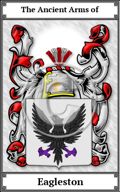 Eagleston Family Crest Download (JPG) Book Plated - 600 DPI