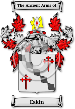 Eakin Family Crest Download (JPG) Legacy Series - 600 DPI