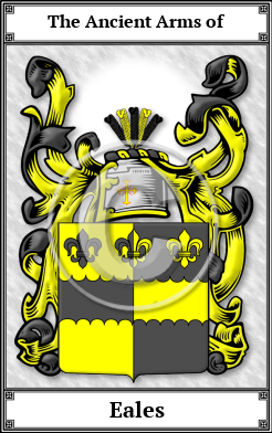 Eales Family Crest Download (JPG)  Book Plated - 150 DPI