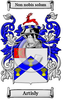 Artisly Family Crest/Coat of Arms