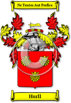Hurll Family Crest Download (JPG) Legacy Series - 600 DPI