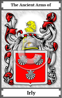 Irly Family Crest Download (JPG)  Book Plated - 150 DPI