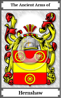Hernshaw Family Crest Download (JPG)  Book Plated - 150 DPI