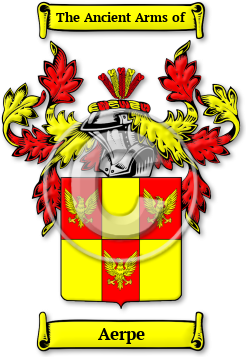 Aerpe Family Crest Download (jpg) Legacy Series - 150 DPI