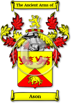 Ason Family Crest Download (jpg) Legacy Series - 150 DPI