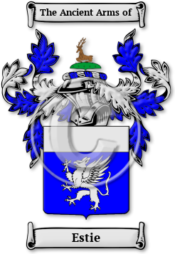 Estie Family Crest Download (jpg) Legacy Series - 150 DPI