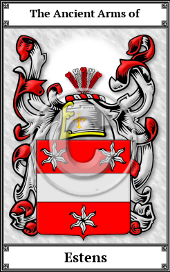 Estens Family Crest Download (JPG)  Book Plated - 150 DPI