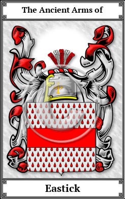 Eastick Family Crest Download (JPG)  Book Plated - 150 DPI