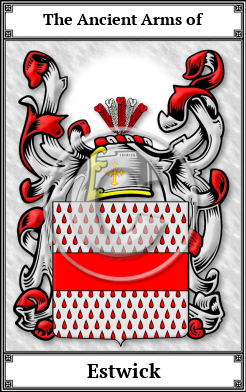 Estwick Family Crest Download (JPG)  Book Plated - 150 DPI
