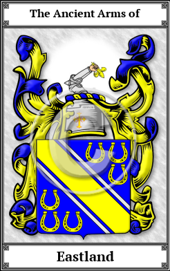 Eastland Family Crest Download (JPG) Book Plated - 600 DPI