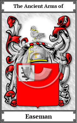 Easeman Family Crest Download (JPG)  Book Plated - 150 DPI